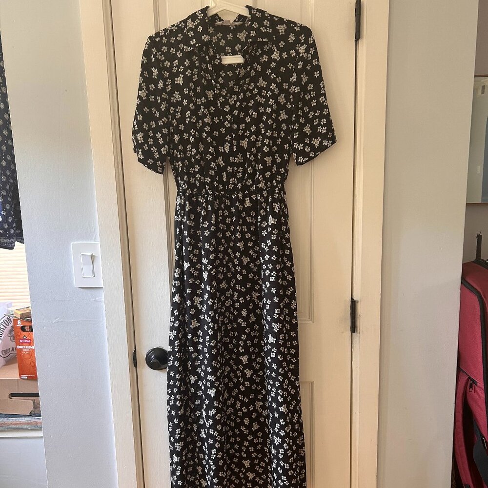BB Dakota Maxi Collared Dress with Flowers